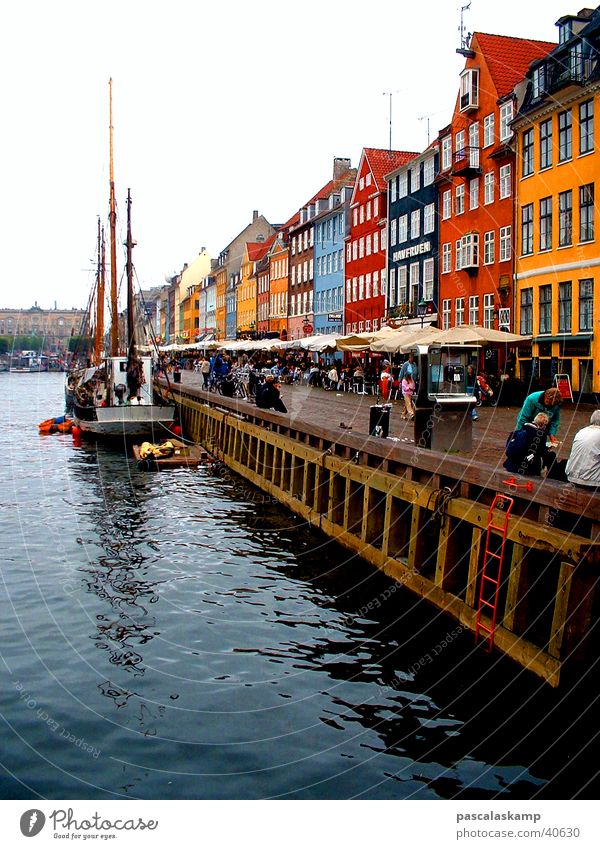 Kopenhagen Haus Le vieux Port Europa Hafen Dänemark