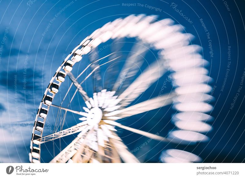 Riesenrad Anziehungskraft Vergnügen Paris Freizeit & Hobby Strukturen & Formen kreisrund Originalität authentisch Fahrt mit dem Riesenrad
