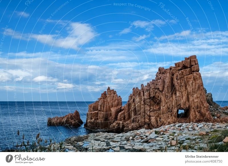 Du suchst das Meer Ferien & Urlaub & Reisen Tourismus Insel Umwelt Natur Landschaft Wasser Himmel Wolken Frühling Schönes Wetter Felsen Küste Mittelmeer