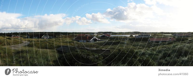 Dänemark Panorama (Aussicht) Ferne Wolken Landschaft Niveau groß Panorama (Bildformat)