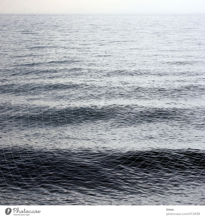 Hiddensee | Lebenslinien Wasser Himmel Horizont Schönes Wetter Wellen Küste Ostsee Flüssigkeit nass Verlässlichkeit Gelassenheit geduldig Wahrheit authentisch