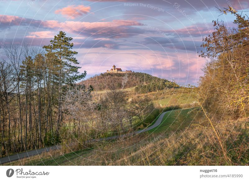 die Wachsenburg im schönen Thüringen wachsenburg thüringen Außenaufnahme Farbfoto Menschenleer Landschaft Natur mittelalter Burg oder Schloss Himmel historisch