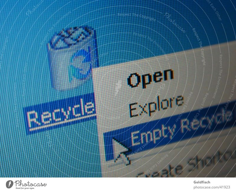 Recycle Bin Elektrisches Gerät Technik & Technologie Desktop Mülleimer