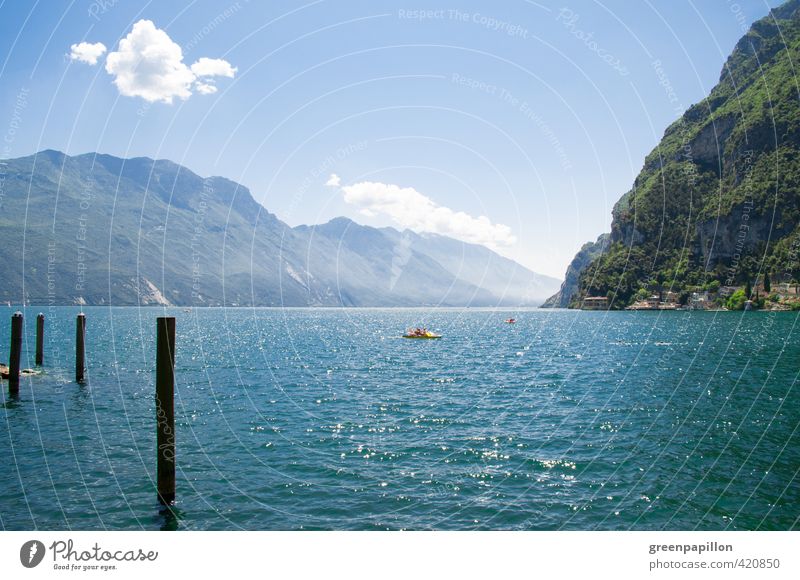 Gardasee - Lago di garda Wasser Wald Felsen Berge u. Gebirge Seeufer Ferien & Urlaub & Reisen wandern Freiheit Freizeit & Hobby Klima Natur Sport Tourismus