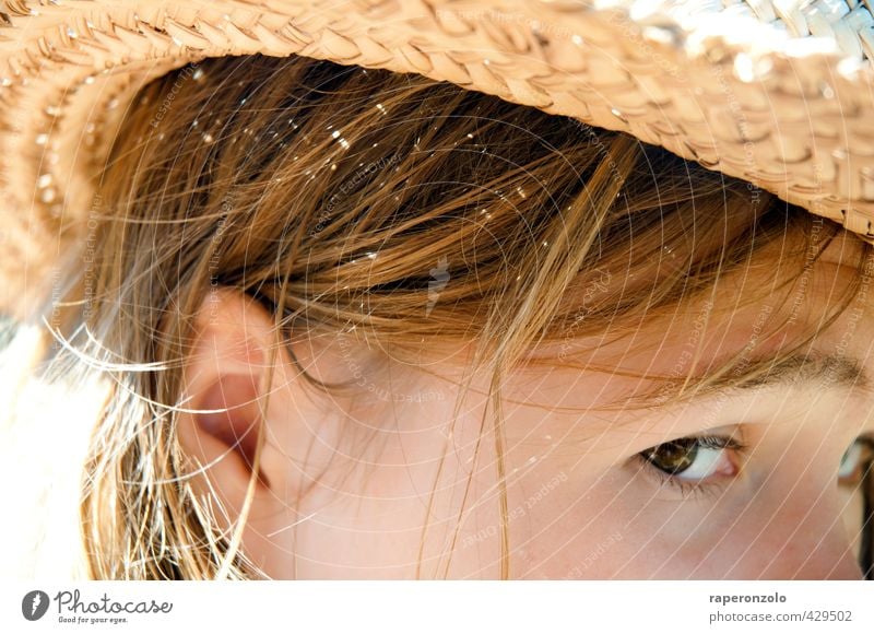 Sardinien, 40 Grad Ferien & Urlaub & Reisen Tourismus Ferne Sommer Sommerurlaub Sonne Sonnenbad Strand feminin Junge Frau Jugendliche Kopf Haare & Frisuren