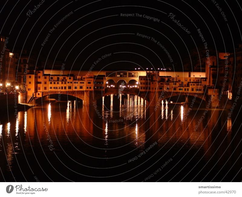 Ponte D’Oro Florenz Ponte Vecchio Kultur Schmuck Italien Europa Brücke gold alt