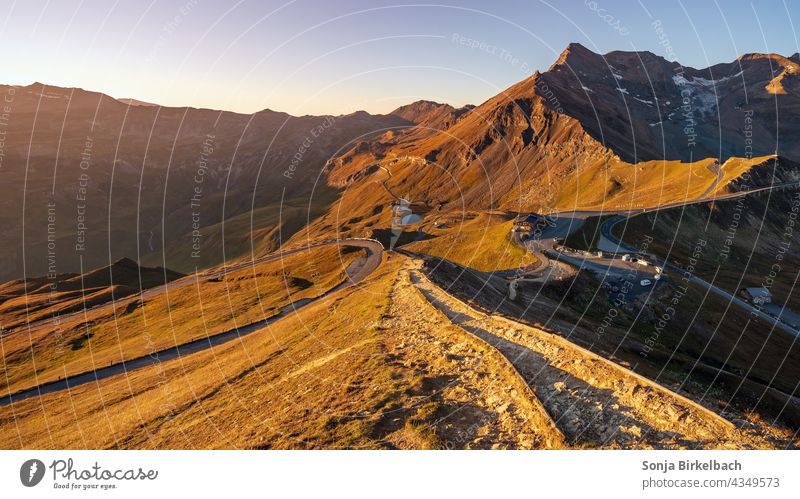 Sonnenaufgang im Hohe Tauern Nationalpark, Österreich sonnenaufgang berge hohe tauern nationalpark Landschaft Alpen Außenaufnahme Natur Menschenleer Farbfoto
