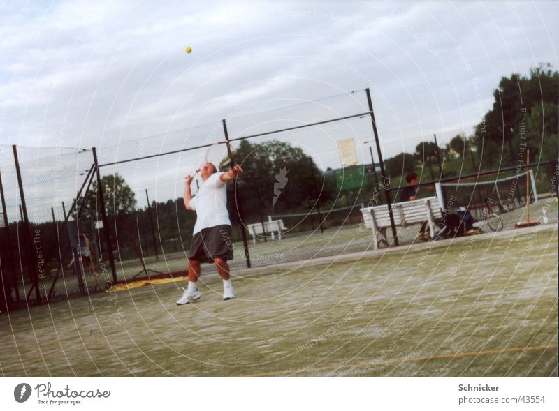 Aufschlag Tennis Spielen Sport Schlag