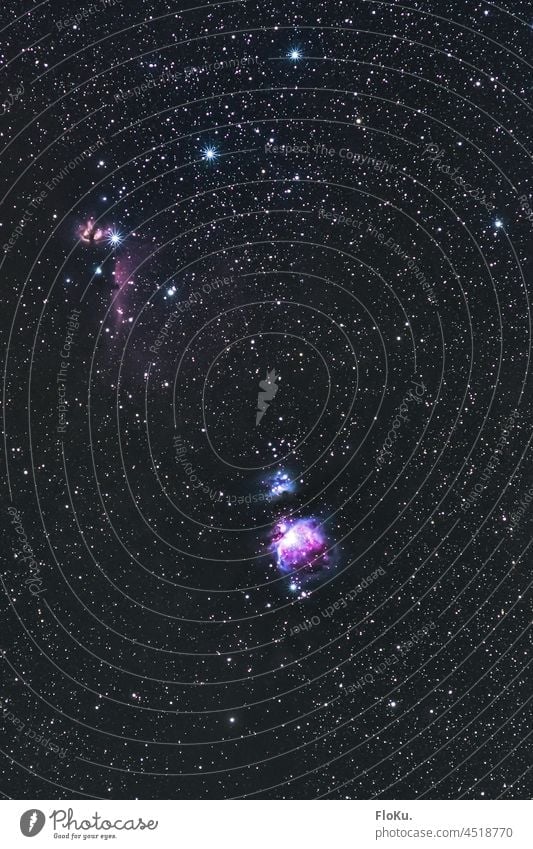 Deep-Space Objekte innerhalb der Sternbildes "Orion" Weltall Sterne Sternenhimmel Weltraum All Natur Himmel Nacht Nachthimmel Orionnebel Sternzeichen