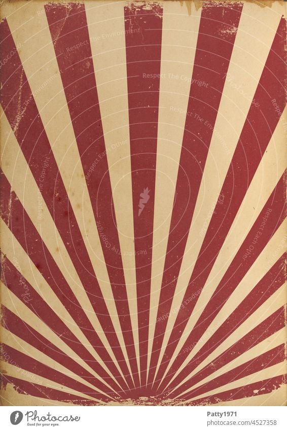 Retro Revolution Propaganda Poster. Stilisierte Sonnestrahlen auf grunge Papier Hintergrund Plakat Sonnenstrahlen retro hintergrund Grunge