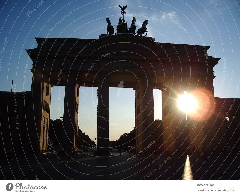 Tor zur Sonne Brandenburger Tor historisch Berlin
