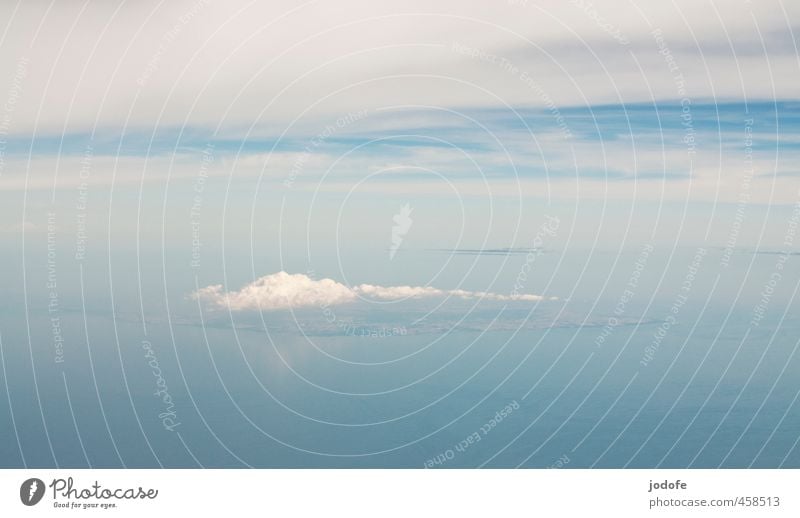 Über den Wolken Umwelt Natur Landschaft Luft Wasser Himmel Horizont Wetter Schönes Wetter Küste Strand Ostsee Meer Insel Glück schön friedlich Hoffnung Glaube