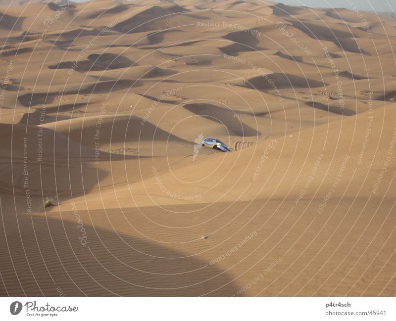 wüste-jeep Geländewagen Dubai Wüste Sand