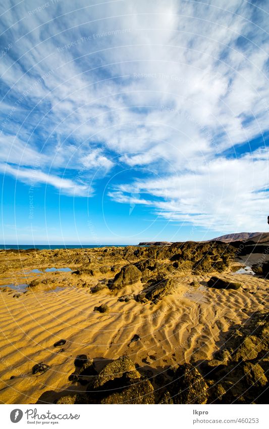 Spanien Felsen Stein Himmel Wolke Strand Küste Erholung Ferien & Urlaub & Reisen Tourismus Ausflug Sommer Meer Insel Wellen Natur Landschaft Sand Wolken Hügel