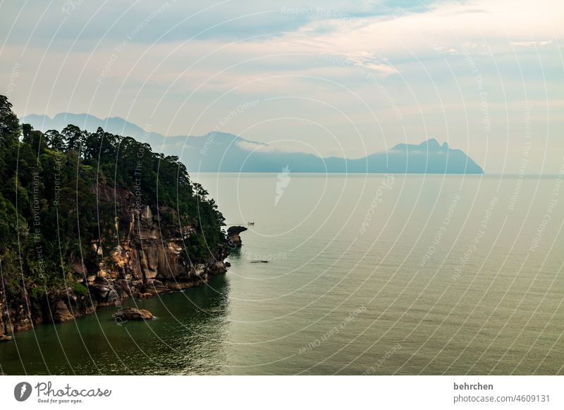 am meer beeindruckend Fernweh bako nationalpark Sarawak außergewöhnlich Strand Küste Meer Borneo Malaysia Asien fantastisch Felsen Landschaft Berge u. Gebirge