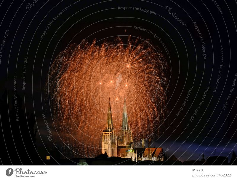 Dult 2013 Nachtleben Party Veranstaltung Feste & Feiern Silvester u. Neujahr Nachthimmel Stadt Kirche Dom leuchten dunkel gigantisch glänzend groß hoch