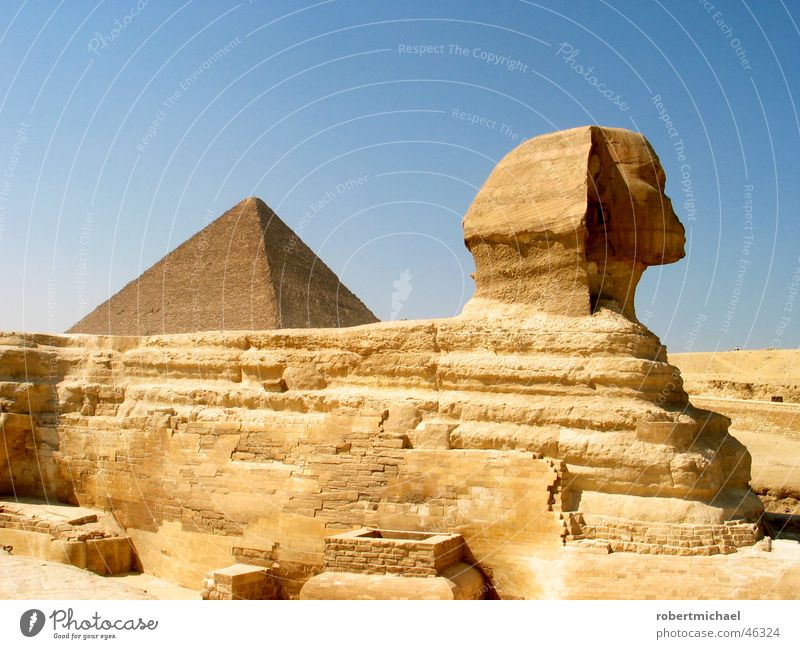 schwere last Ägypten Ferien & Urlaub & Reisen Gizeh Cheops Pyramide Bauwerk Kairo Dreieck heiß Physik Afrika Asien Pharaonen Statue Ramses des II. Grab Dieb