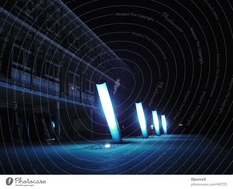 Lichtspiel Langzeitbelichtung Energiewirtschaft Architektur