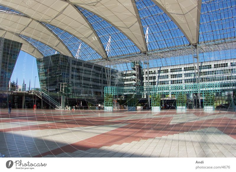 Sonnendeck Totale München Architektur Himmel Flughafen