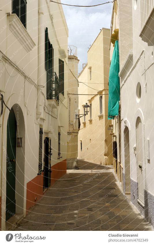 Gallipoli, historische Stadt im Salento, Apulien, Italien Provinz Lecce Straße alt Urlaub Großstadt