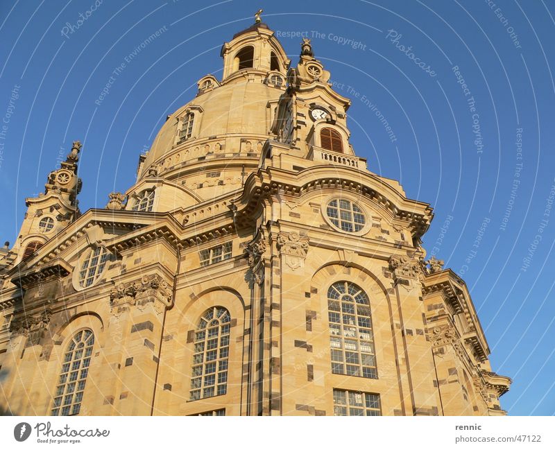 Frauenkirche.Dresden.Okt05.1 Neumarkt Erneuerung Elbe Religion & Glaube