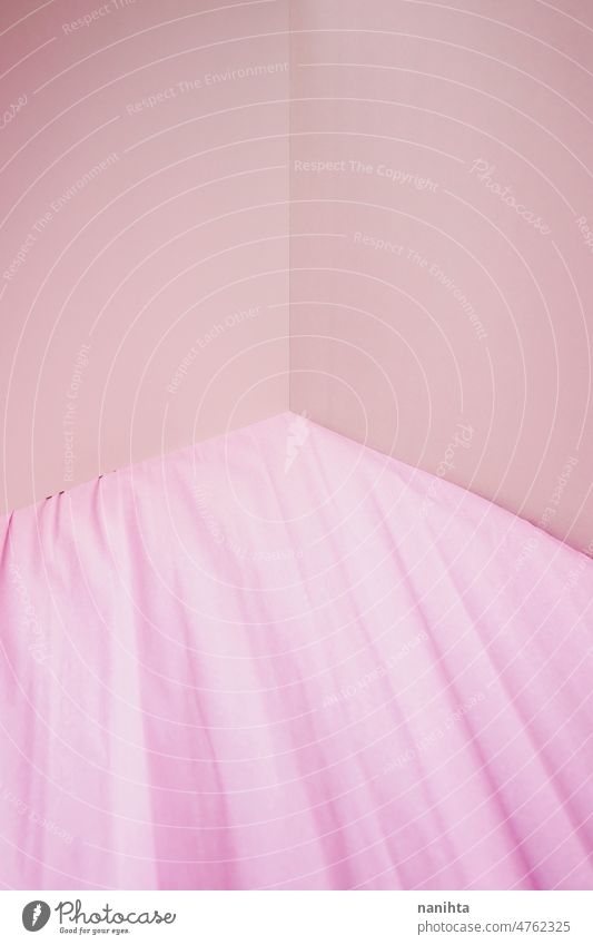 Eleganter Hintergrund aus gemischten Texturen in rosa Tönen Crêpe Papier Wand Stock elegant Eleganz Weiblichkeit filigran zerbrechlich Frühling saisonbedingt