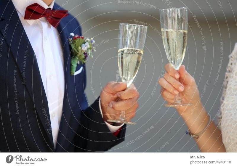 Feine Gesellschaft  I  Stößchen Sekt Prosecco Champagner Alkohol feiern anstoßen Sektglas Glas Feste & Feiern Party Geburtstag Lifestyle Prost zuprosten