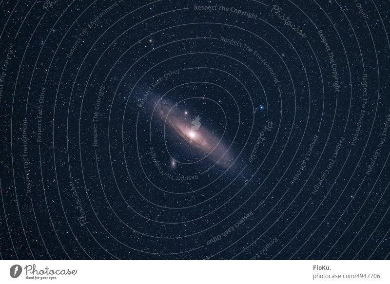 Andromeda Galaxie Sternenhimmel Astronomie Himmel Nacht Dänemark Weltall Weltraum Nachthimmel atemberaubend sternenklar Milchstrasse Langzeitbelichtung