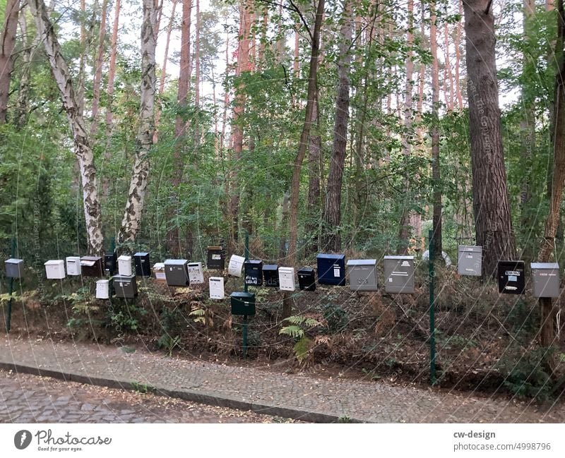 Briefkastenfirma Post Natur Zaun Zaungast