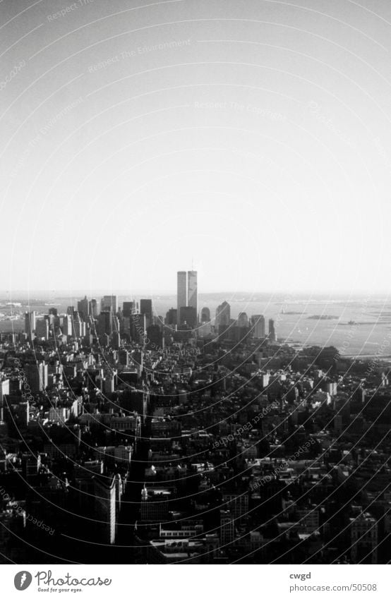 it will never be the same again... New York State New York City Manhattan World Trade Center Hochhaus Panorama (Aussicht) Südwest Straßenschlucht