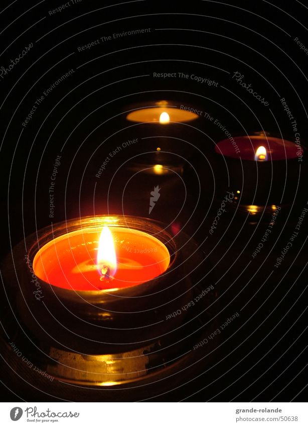 3 Teelichter Licht Kerze Physik gemütlich Wachs Kerzenschein erleuchten rot dunkel Weihnachten & Advent Wärme candle Kerzendocht candlelight