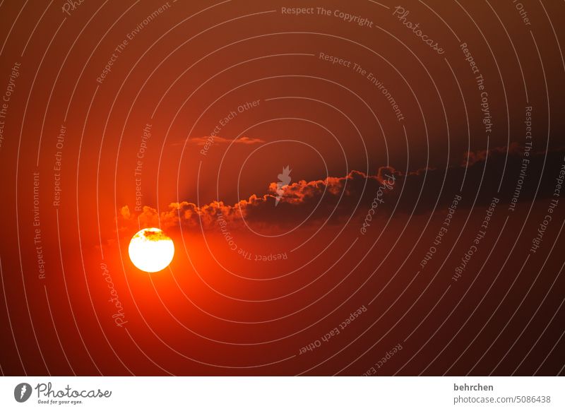 kraft träumen fantastisch Dämmerung kitschig Romantik romantisch Sonnenball Sehnsucht Hoffnung Glaube Kitsch Sonnenuntergang Sonnenlicht Abenddämmerung Namibia