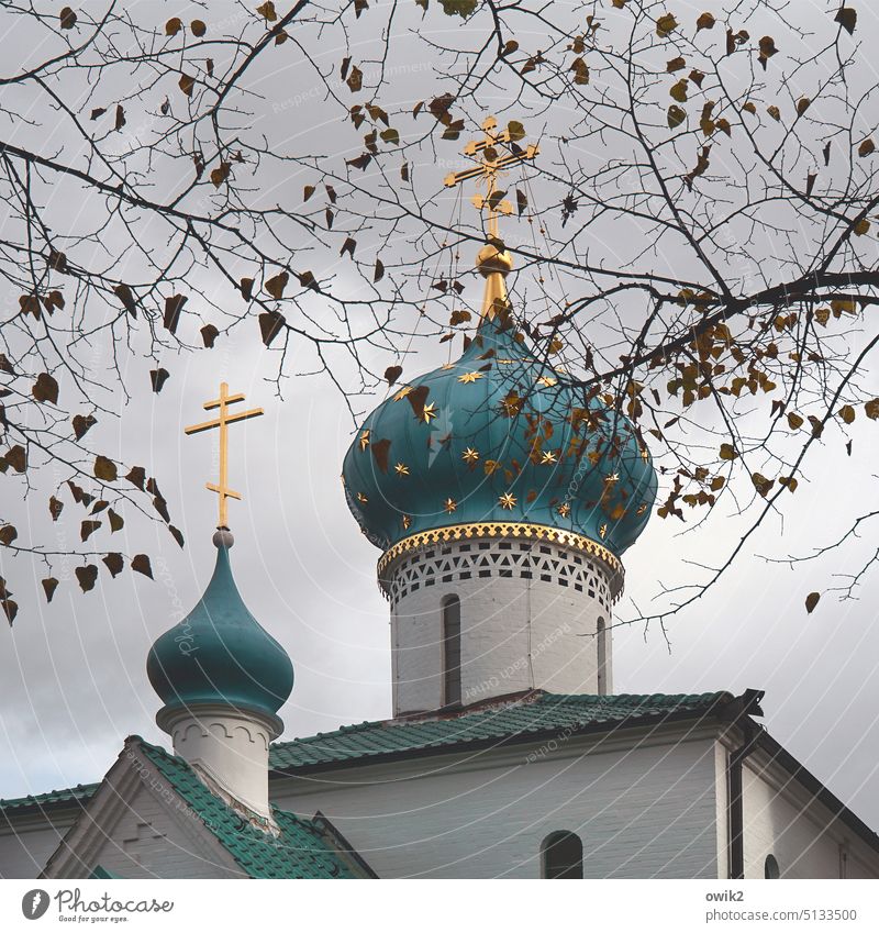 Glaubensgebäude Glaube & Religion Gotteshaus Kirche Orthodoxie russisch-orthodox Kirchtürme Zwiebeltürme Sehenswürdigkeit Bauwerk Religion & Glaube Architektur