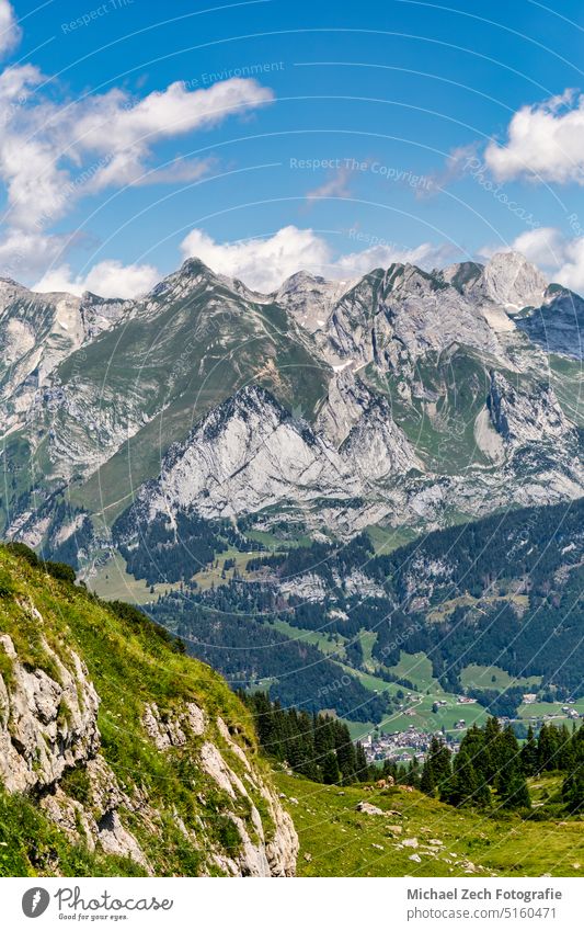 Ein paar Eindrücke von einer Wanderung auf der Gamsalp Wald Abenteuer extrem Himmel grün Natur Schweiz wandern Schweizer Gipfel im Freien Wahrzeichen Hügel