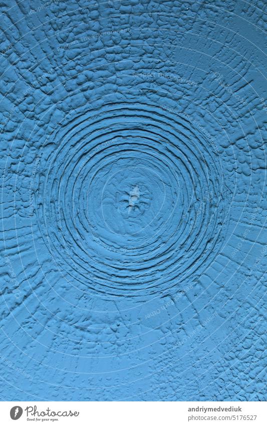 abstrakte Leinwand texturiert blau Wand Hintergrund. Hohe Qualität Foto Farbe Textur Tapete Design Material Zement Dekoration & Verzierung dekorativ rau Stein