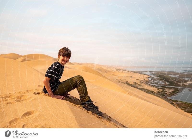 herzensland namibia Afrika Namibia Ferne Fernweh Wüste Sand Kind