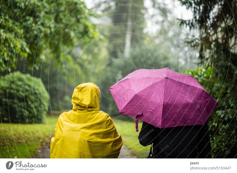 [HH Unnamed Road] Gut geschützt bei Regenwetter Herbst Regenschirm Park Menschen Wetter nass Hamburg Usertreffen Schirm schlechtes Wetter Wetterschutz
