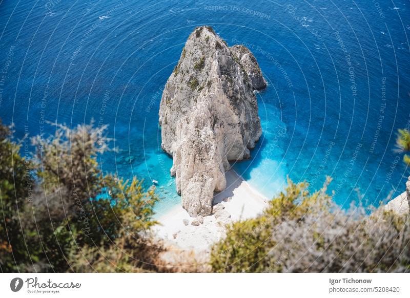 Mizithres Felsen in Zakynthos Ionische Insel, Griechenland Zakinthos schön keri Besizithres Kap reisen Sommer Landschaft MEER blau Tourismus Feiertag mediterran