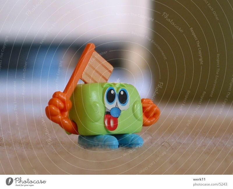 Toaster? grün Spielzeug kopflos Dinge Kinderüberraschung Kitsch