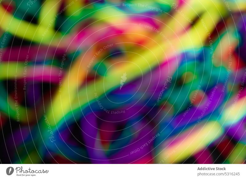 Unscharfe mehrfarbige Linien im Hintergrund pulsierend Unschärfe abstrakt Farbe kreativ Spektrum hell Design Stil farbenfroh Kunst Schlamassel