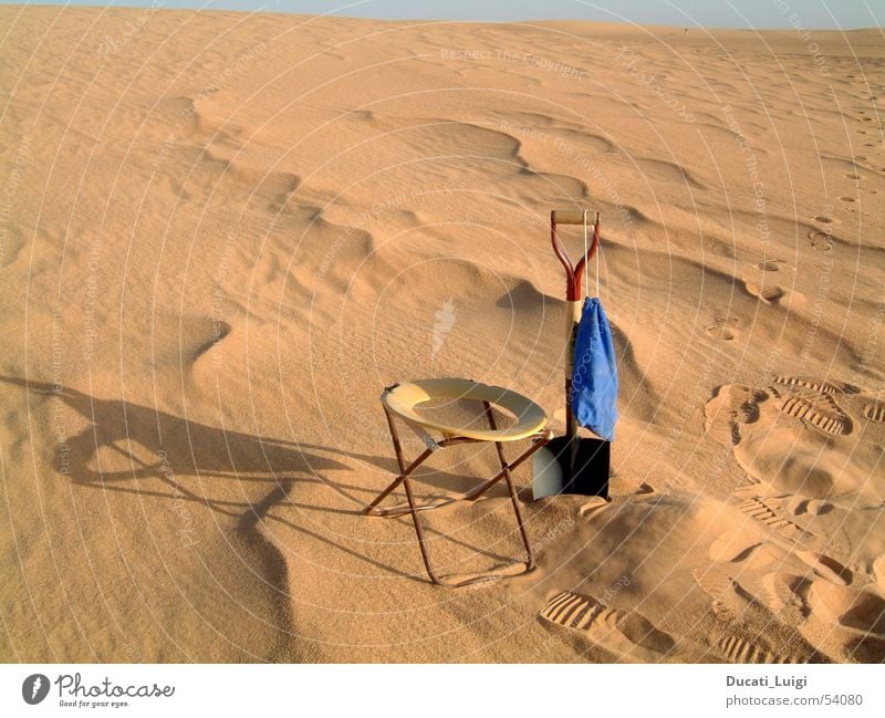 morgentoilette Afrika Geländewagen Ferien & Urlaub & Reisen Abenteuer Schaufel Niger Algerien Wüste Ténéré-Wüste Sahara Sand Stranddüne Toilette air gebirge