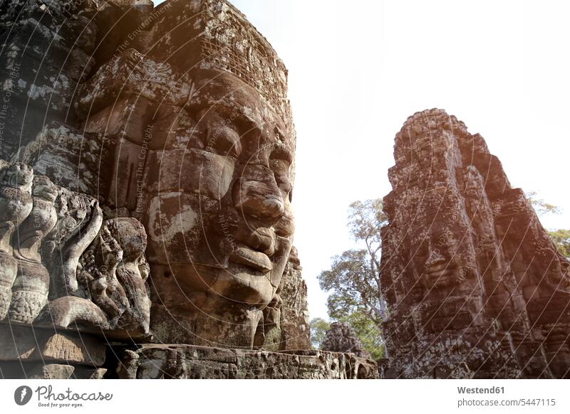Kambodscha, Angkor Wat, Angkor Thom, Bayon-Tempel Bayon Tempel Tempelruine Tempelruinen Königreich Kambodscha UNESCO-Weltkulturerbe UNESCO Weltkulturerbe