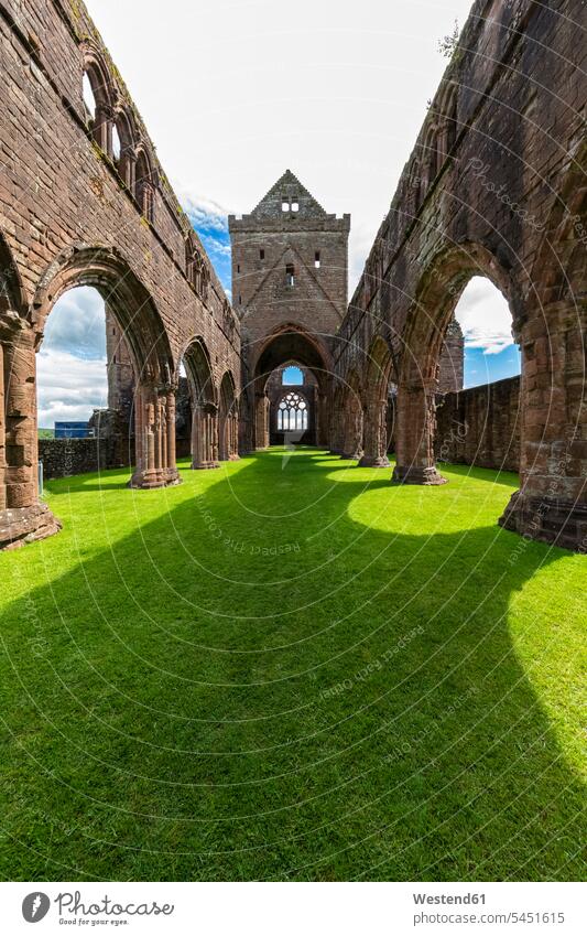 Vereinigtes Königreich, Schottland, Dumfries and Galloway, Sweetheart Abbey ehemalig Niemand Zisterzienserkloster Zisterzienserstift Reise Travel Bauwerk