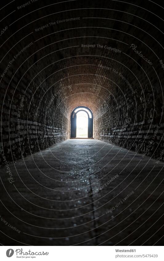 Licht am Ende des Tunnels verreisen erforschen Erforschung erkunden Erkundung hoffen Abenteuer abenteuerlich Abschluss Schluss Pfad Wege Steine sonnig am Tag