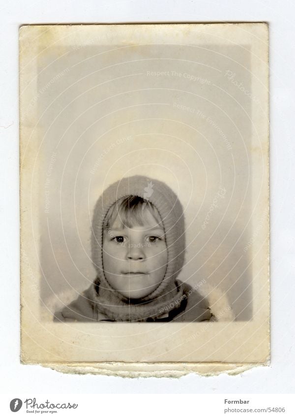 mich klein Passbild Skifahrer Baseballmütze Personalausweis Kopfbedeckung Papier Freizeit & Hobby schwarz Kind Ferien & Urlaub & Reisen Mütze Porträt Kleinkind