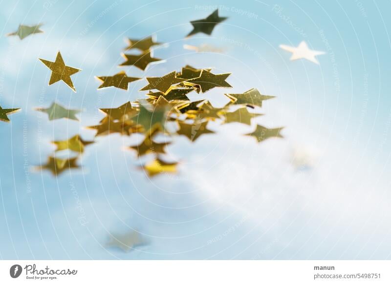 Goldsternchen Weihnachtsdekoration Weihnachten & Advent Weihnachtsstern weihnachtlich Stern (Symbol) Sterne Sternchen sternförmig festlich