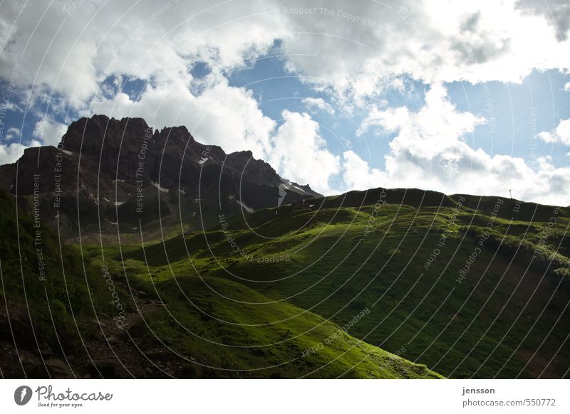 Das ist ja der Gipfel! Umwelt Natur Landschaft Wolken Wetter Alpen Berge u. Gebirge entdecken wandern gigantisch groß Abenteuer Ferien & Urlaub & Reisen