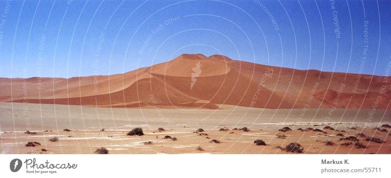 Sossusvlei (2) trocken heiß Physik Namibia Afrika Wüste Stranddüne Sand Durst Wärme