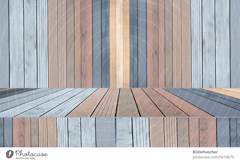Holz-Kunststoff-Verbundwerkstoff (Farbmuster) Holz-Kunststoff-Verbundstoff wpc terrassendielen hohlkammerprofil verbundwerkstoffe bodenbeläge Bretter Boden