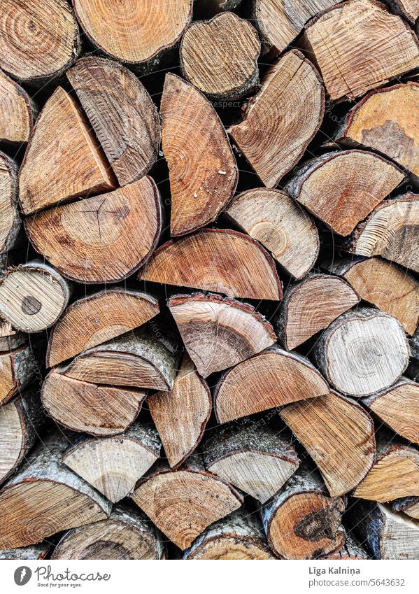 Holz Holz Hintergrund Holzstapel Vorrat Nutzholz Brennstoff Forstwirtschaft Brennholz Stapel Baumstamm Abholzung Energie Haufen gestapelt Natur Umwelt Wald